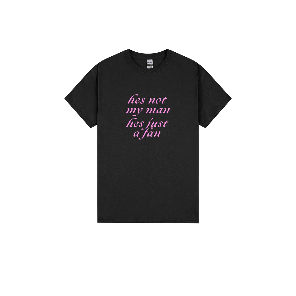 Black front flat lay