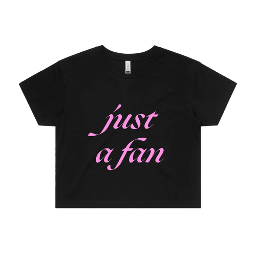 Black front flat lay