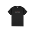 Black front flat lay