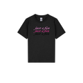 Black front flat lay