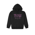 Black front flat lay
