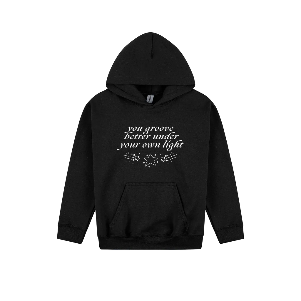 Black front flat lay
