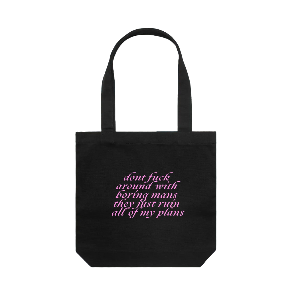 Black front flat lay