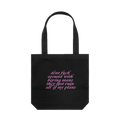 Black front flat lay