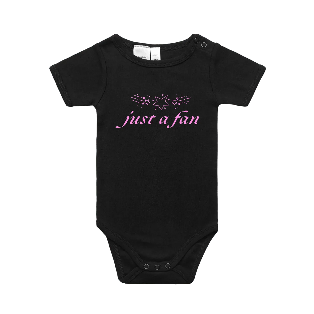 Black front flat lay