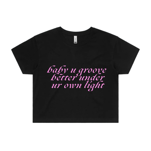 Black front flat lay