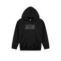 Black front flat lay