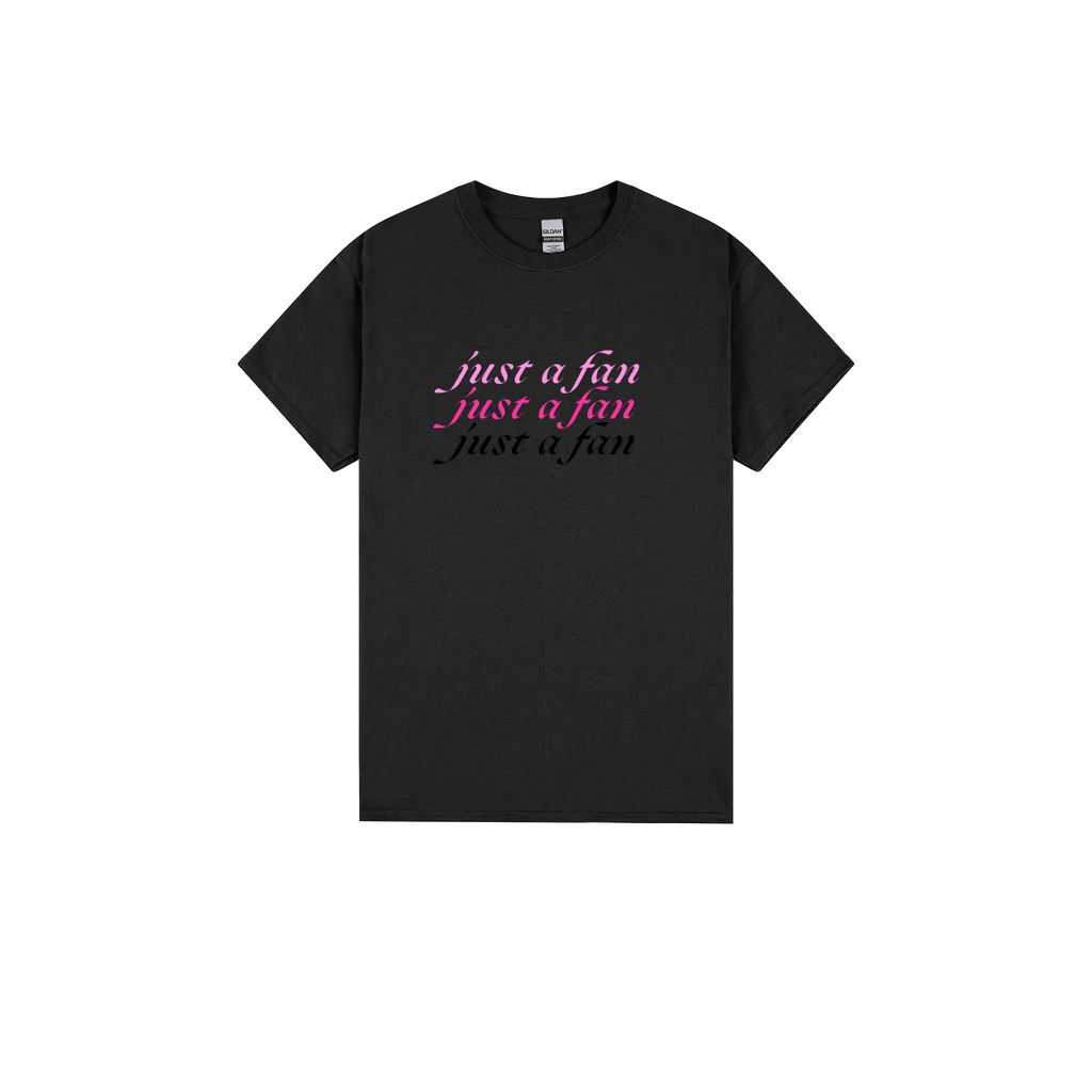 Black front flat lay