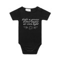 Black front flat lay