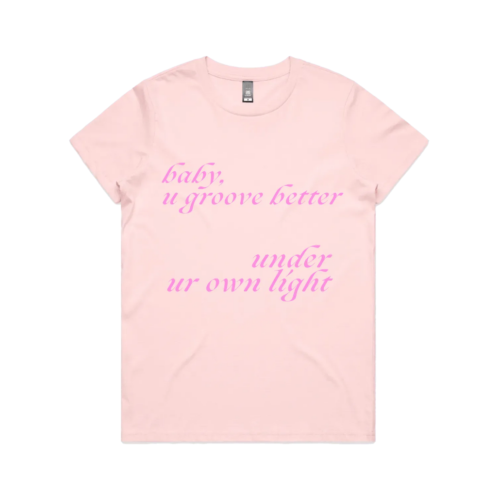 Pink front flat lay