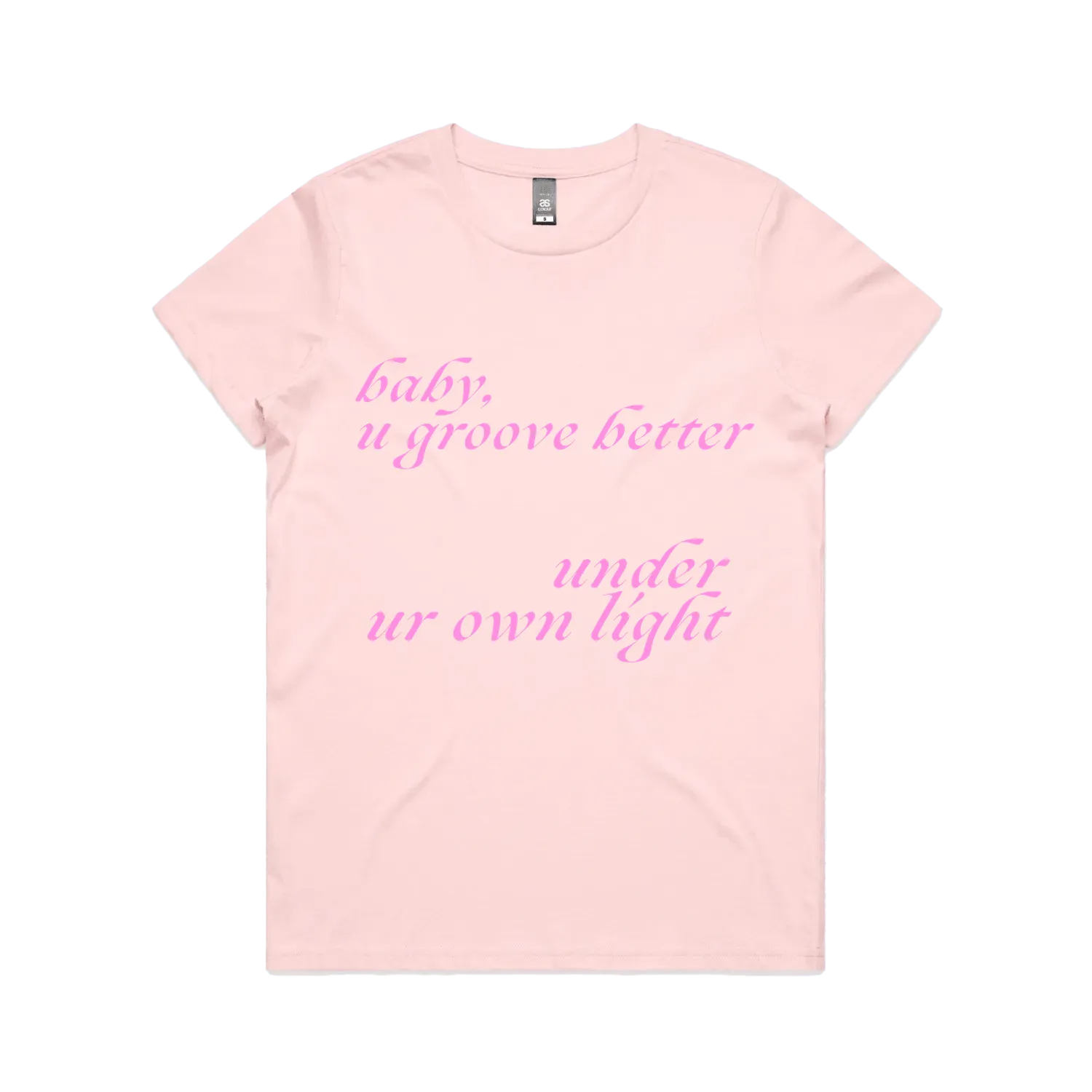Pink front flat lay