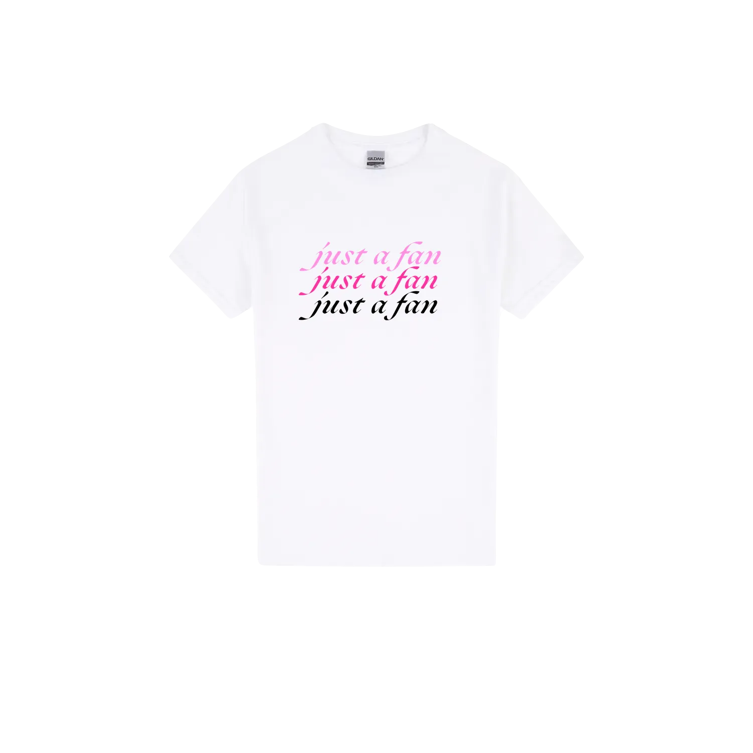 White front flat lay