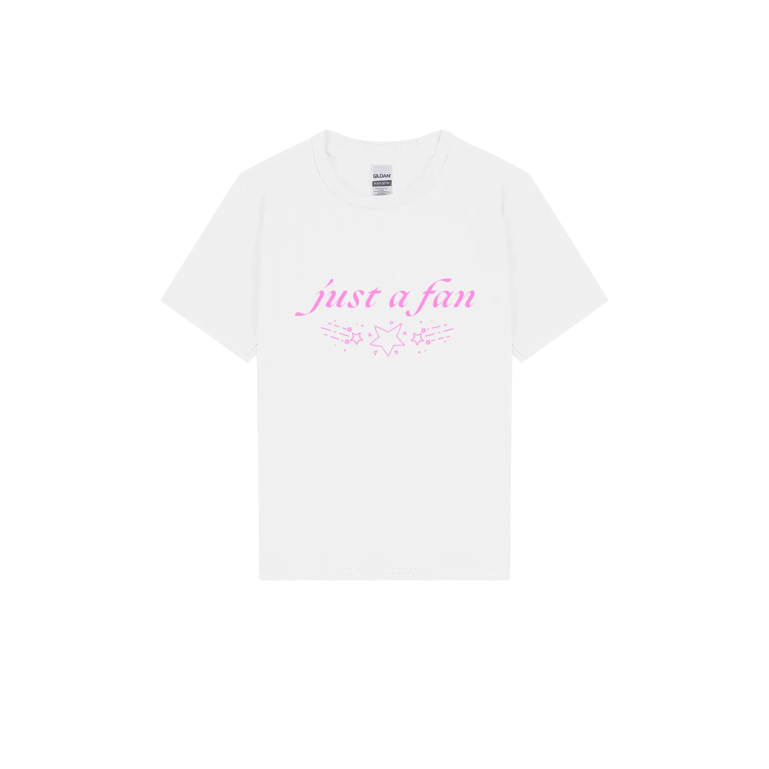 White front flat lay