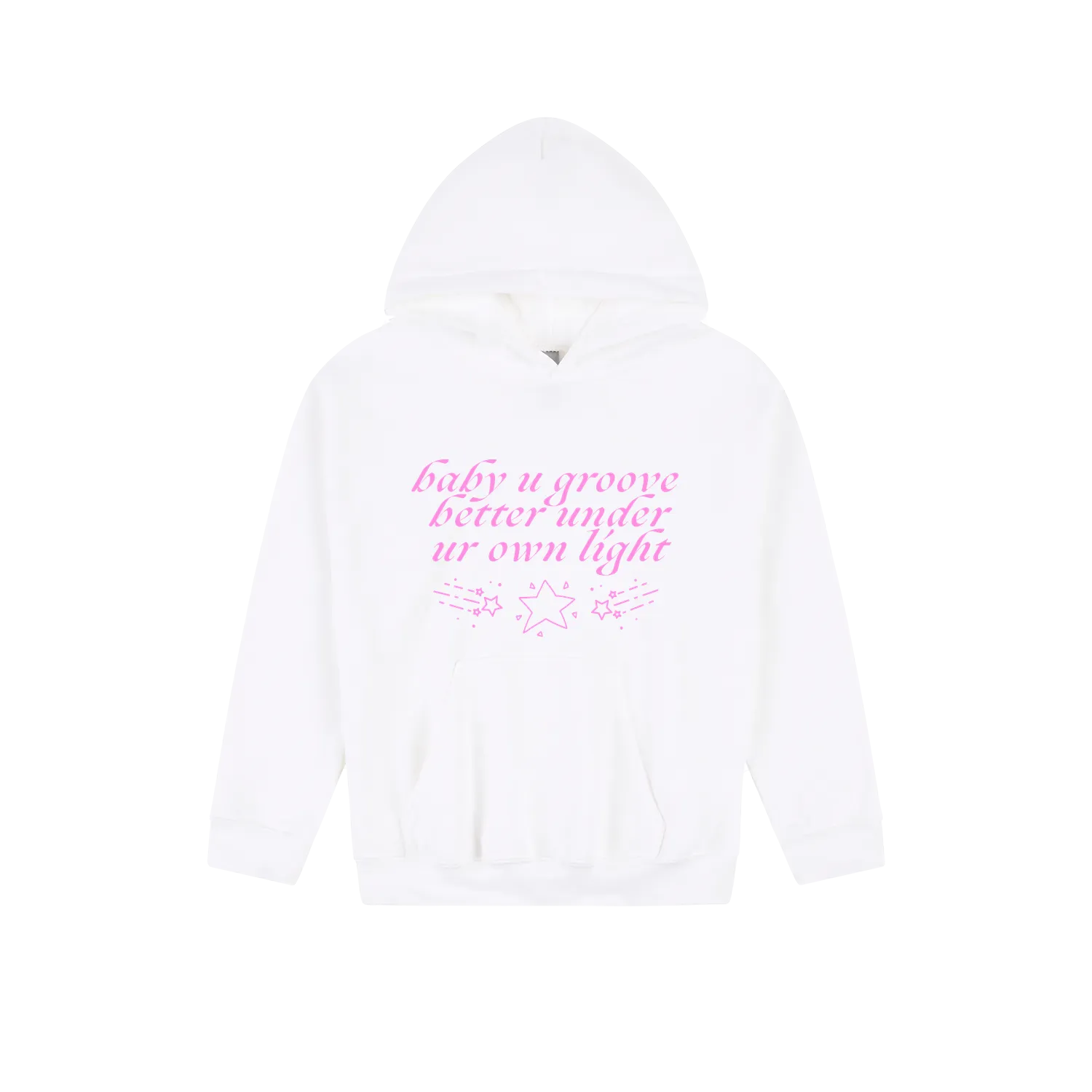 White front flat lay