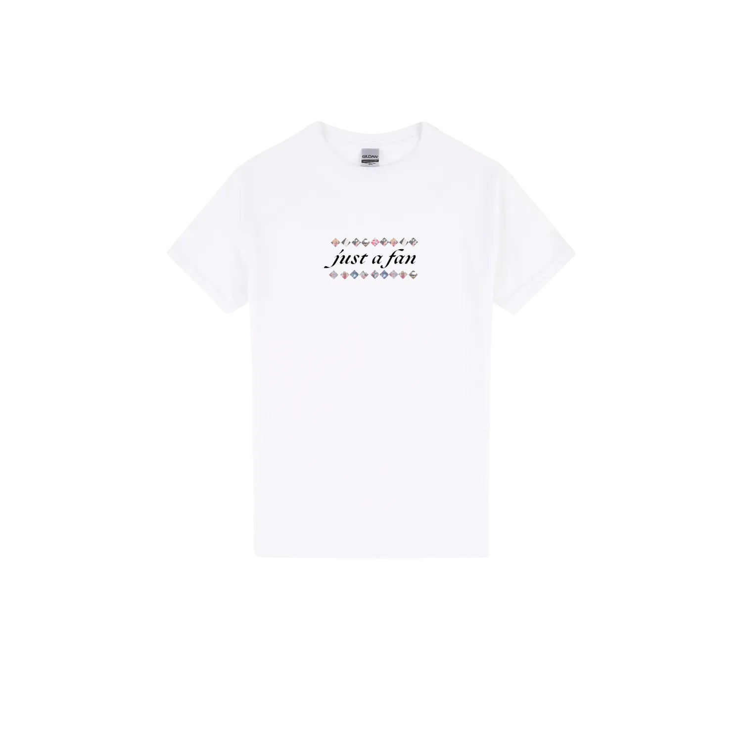 White front flat lay