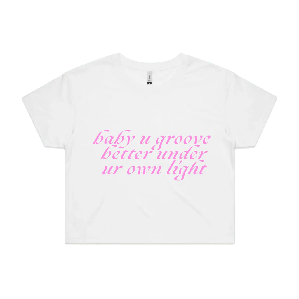 White front flat lay