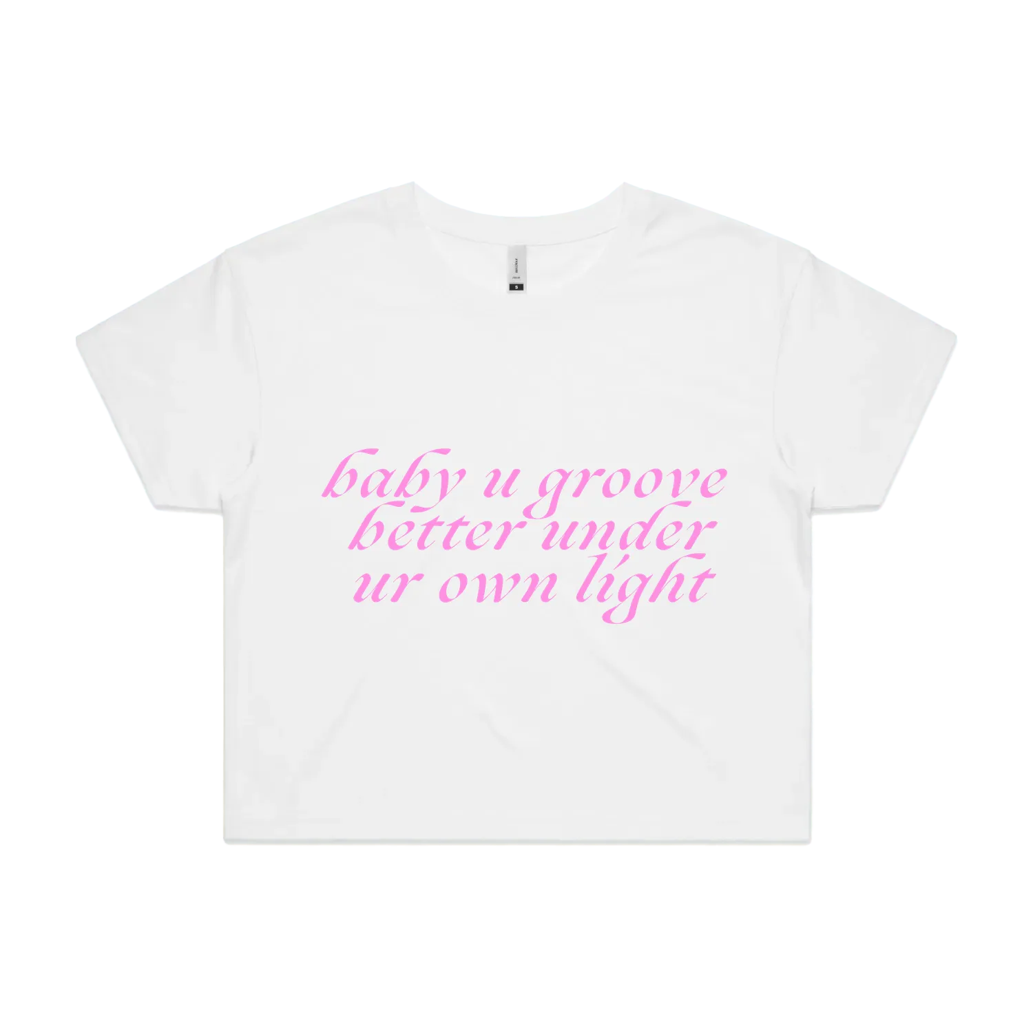 White front flat lay