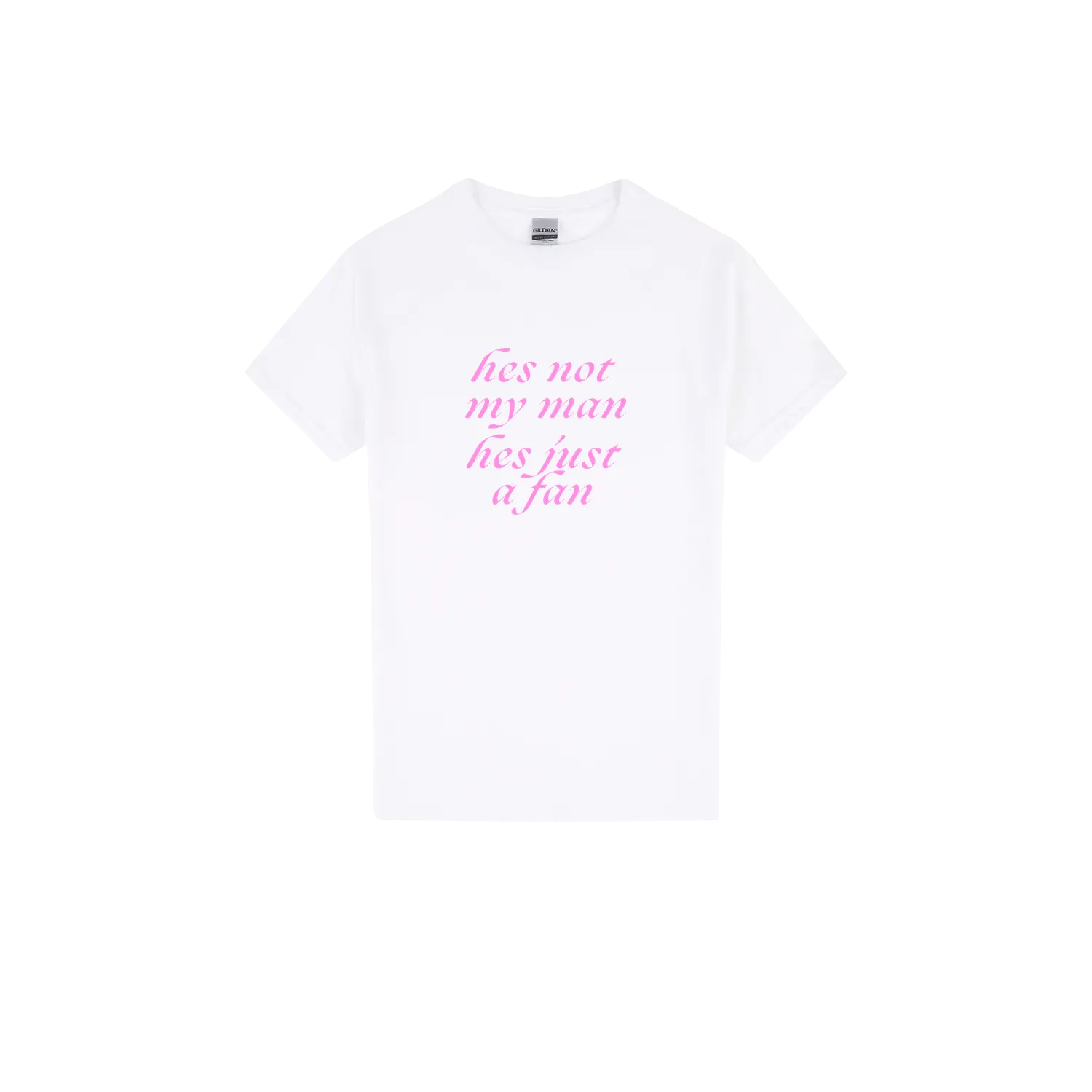 White front flat lay