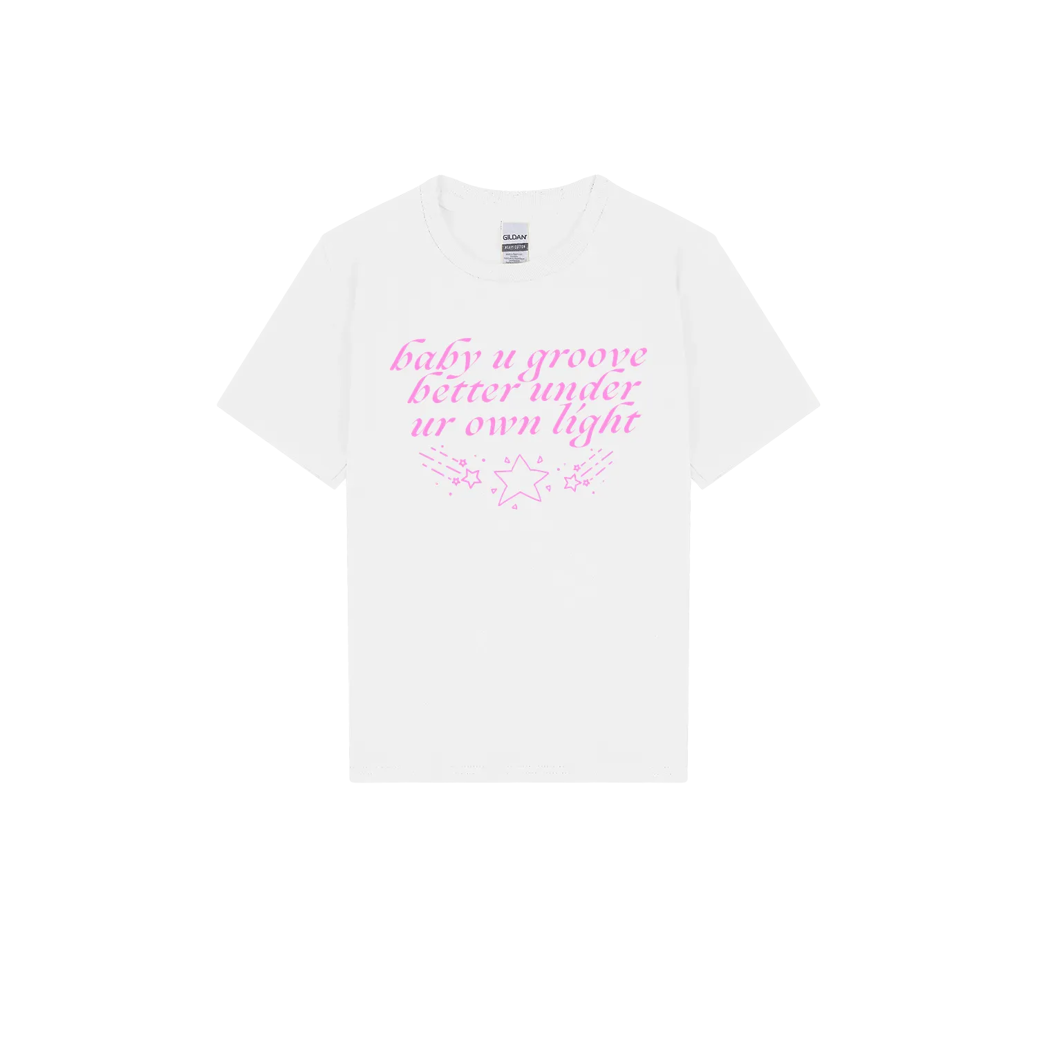 White front flat lay