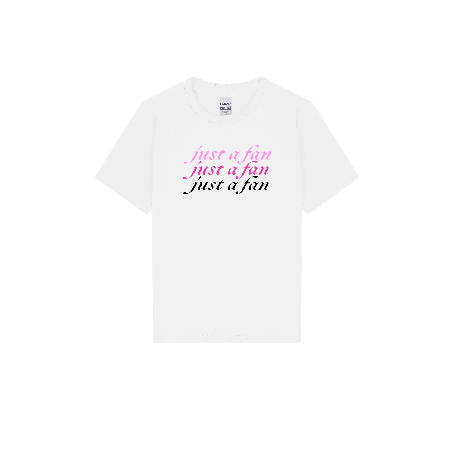 White front flat lay